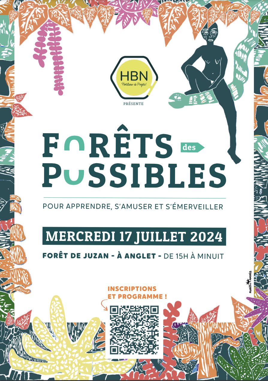 poster la foret des possibles 17 juillet 2024